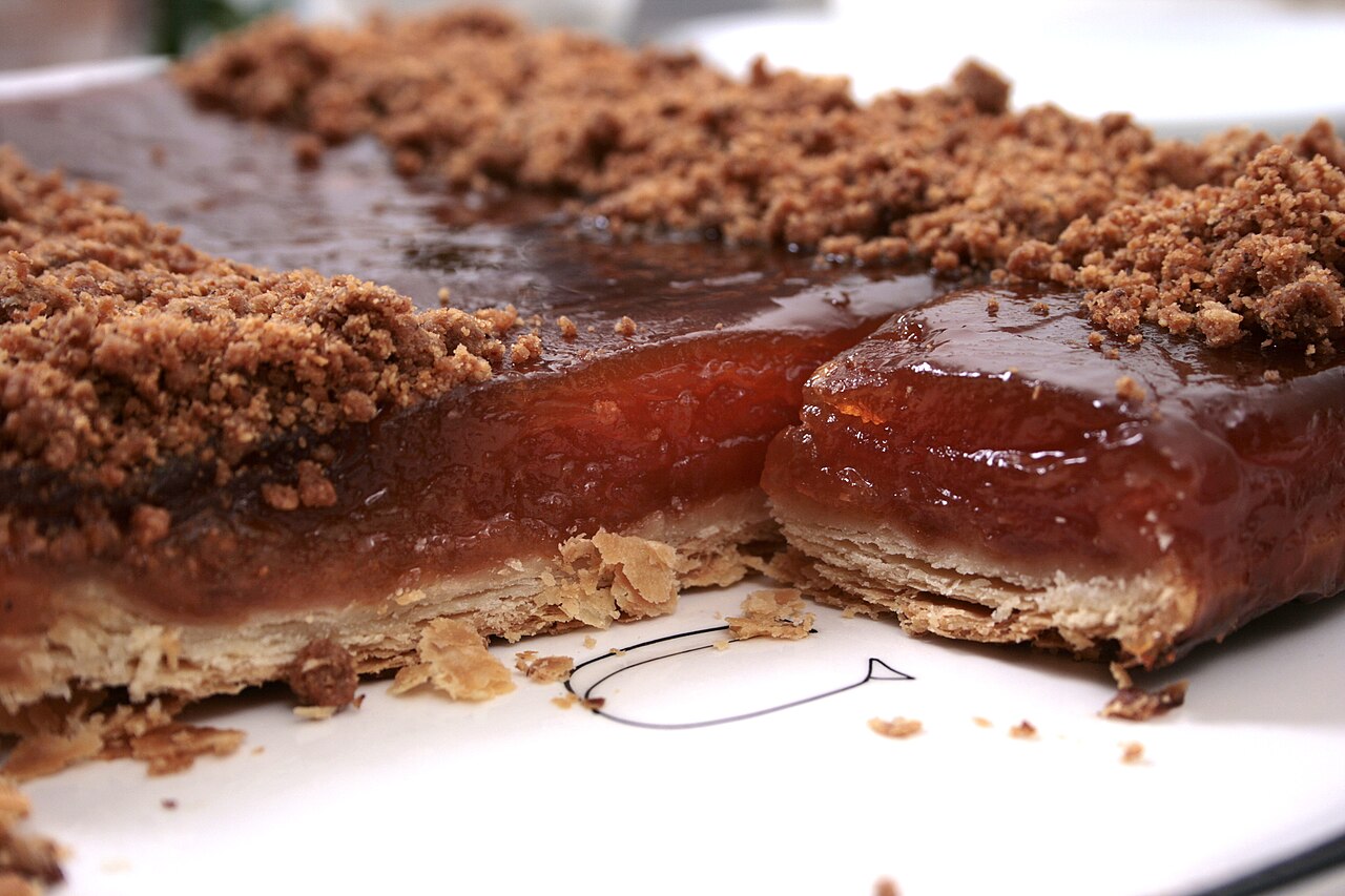 Une tarte Tatin dorée, spécialité solognote